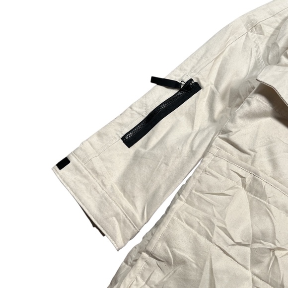 G-Star RAW Research Aitor Throup 3-in-1 Strett TS Parka Coat Cream Mens Medium - Picture 6 of 15